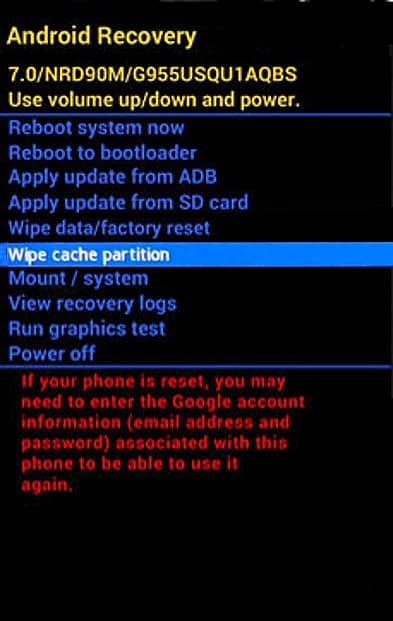 How to Fix If Your Samsung S21 Keeps Restarting 4 wipe cache partition