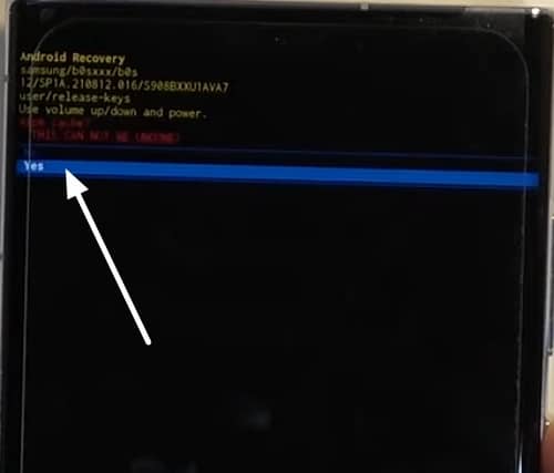 Full Guide to Fix Galaxy S21 Ultra GPS Signal Lost Problem 12 Confirmation to wipe cache partition S22