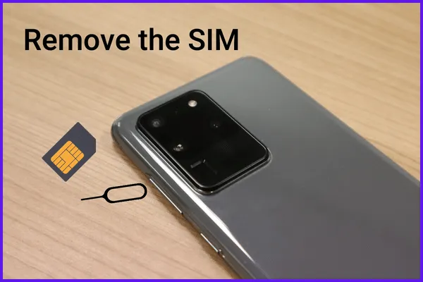 Samsung S23 Not Receiving Text Messages - How to Fix 3 Remove the SIM