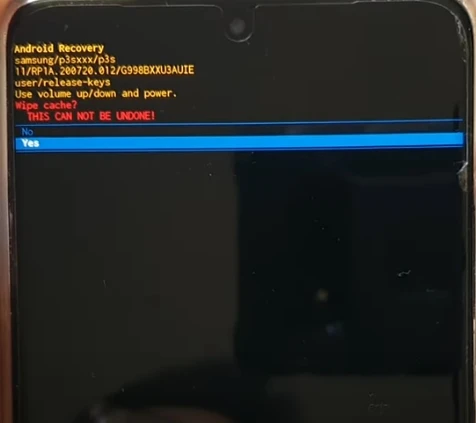 How to Fix If Your Samsung S21 Keeps Restarting 5 confirm wipe cache