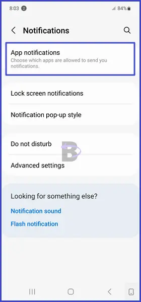 How to Fix Samsung S23 Message Notifications Not Working 2 App notifications