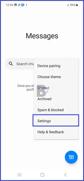 How to Fix Samsung S22 Message Notification Not Working 2 Messages App Settings