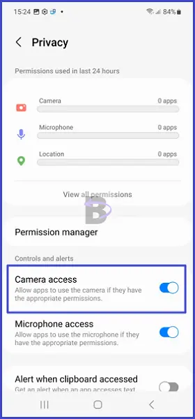 How To Fix Samsung S22 Camera Not Working (Camera Failed) 4 Camera access