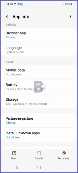 04 Ways to Boost Internet Speed on Samsung Galaxy S20 6 Google chrome- Mobile data